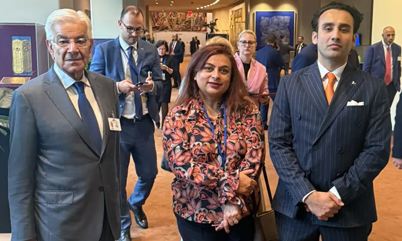 شمع جو نیجو كون ،وزیر اعظم شہباز شریف،خواجہ آصف تردید،شمع جونیجو اقوام متحدہ اجلاس،