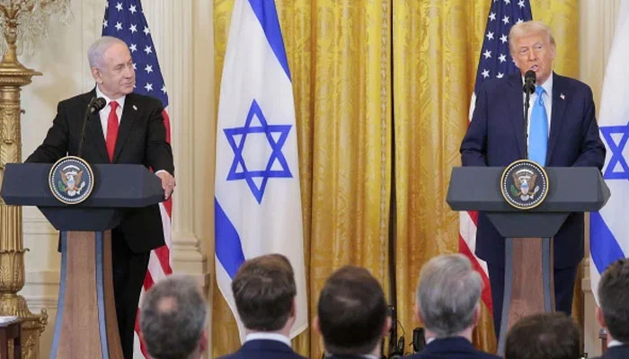 trump netanyaho ٹرمپ نیتن یاہو، غزہ امن معاہدہ بیس نکاتی معاہدہ